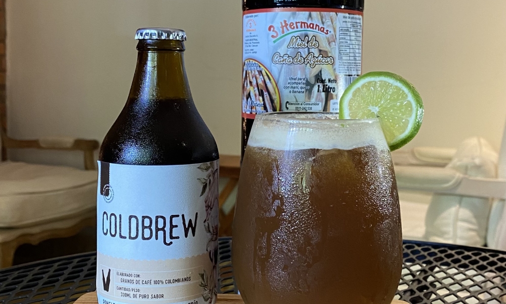 Cold brew con pisco